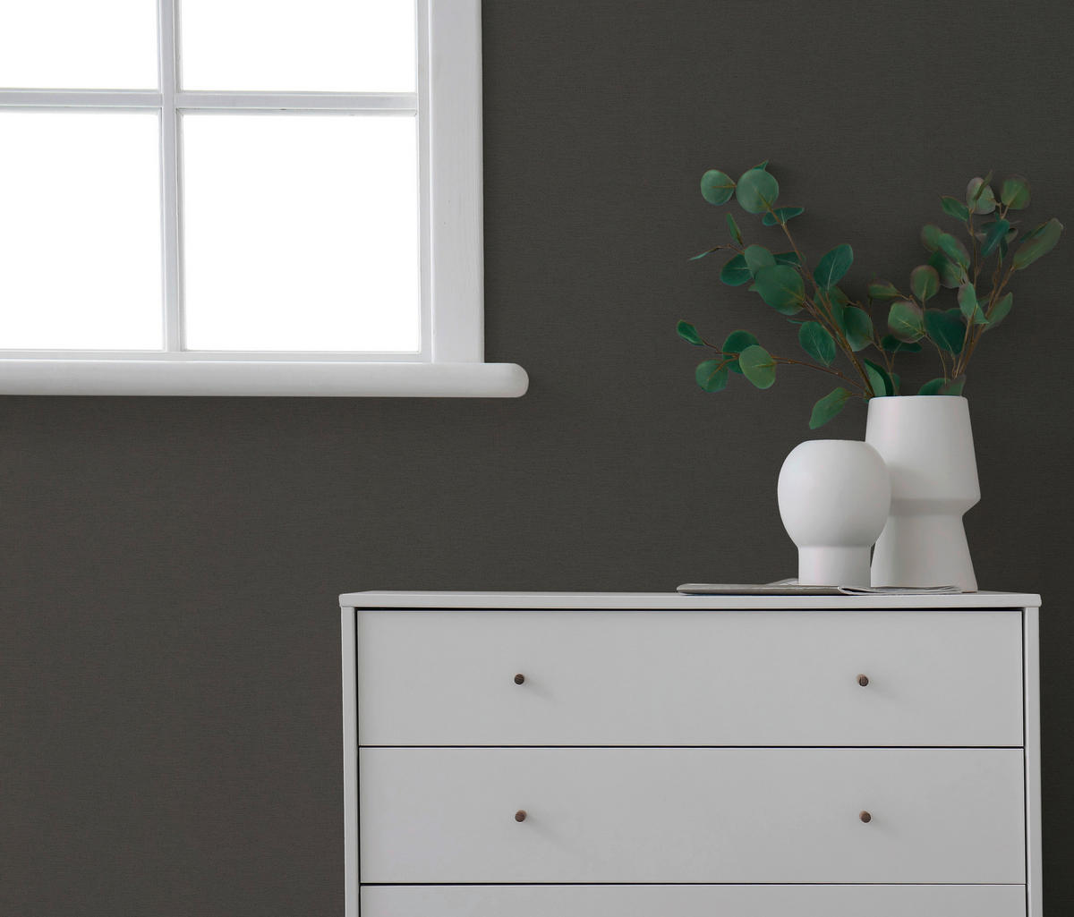 A.S.Creation Vliestapete schwarz B/H/D: ca. 53x1005x8,6 cm Vliestapete - schwarz (8,60/1005,00cm) - A.S.Creation