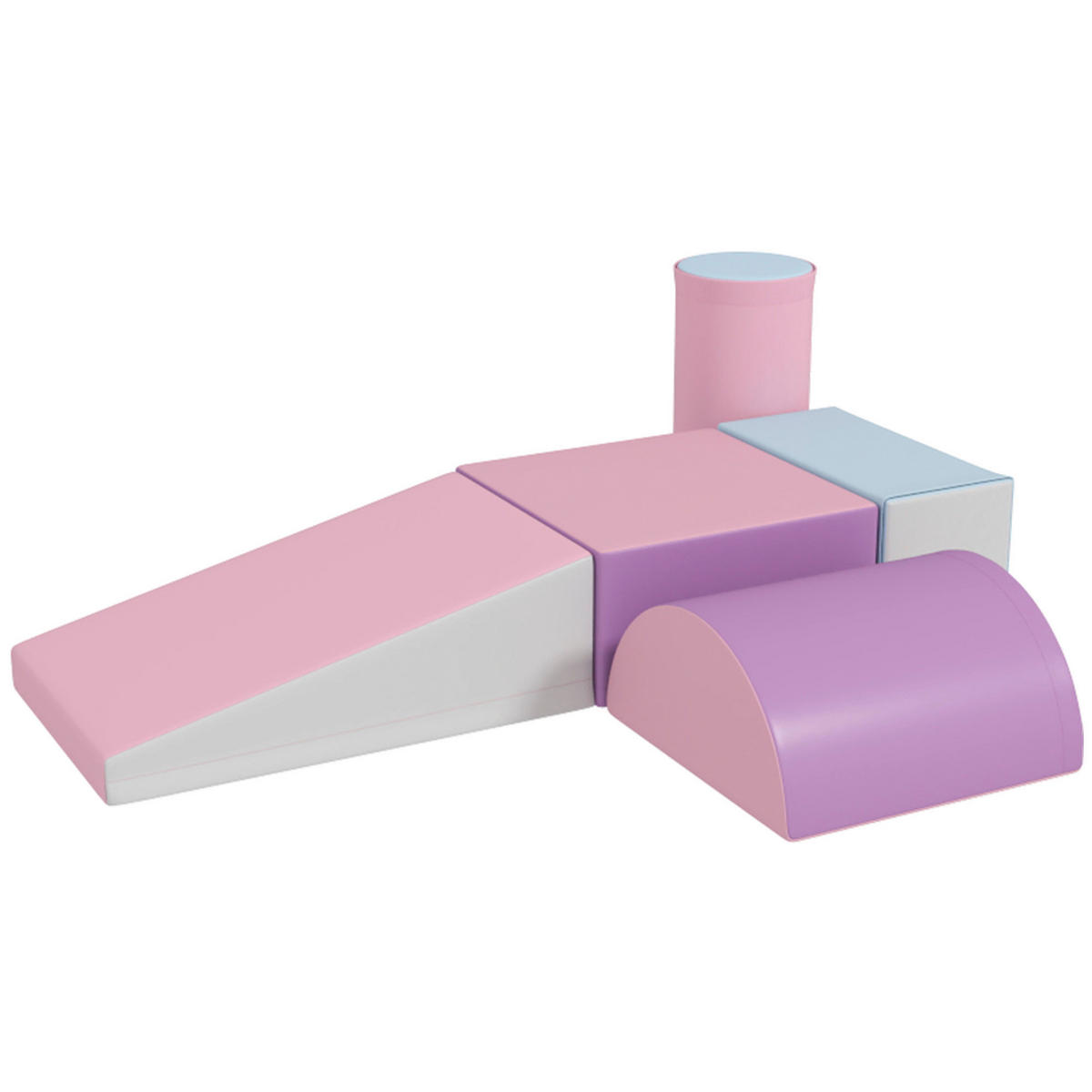 HOMCOM Bausteinset B/H/L: ca. 40,6x20,3x40,6 cm Bausteinset - multicolor (40,60/40,60/20,30cm) - HOMCOM