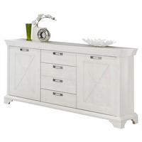 Sideboard  weiß Pinie Nachbildung B/H/T: ca. 178x96x48 cm Kashmir_Sideboard KSMK26-D43 - weiß (178,00/96,00/48,00cm)