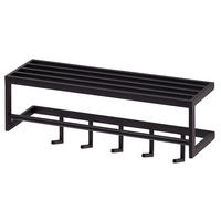 Garderobe B/H/T: ca. 70x20x20 cm Garderobe - schwarz (70,00/20,00/20,00cm) - Wohnling