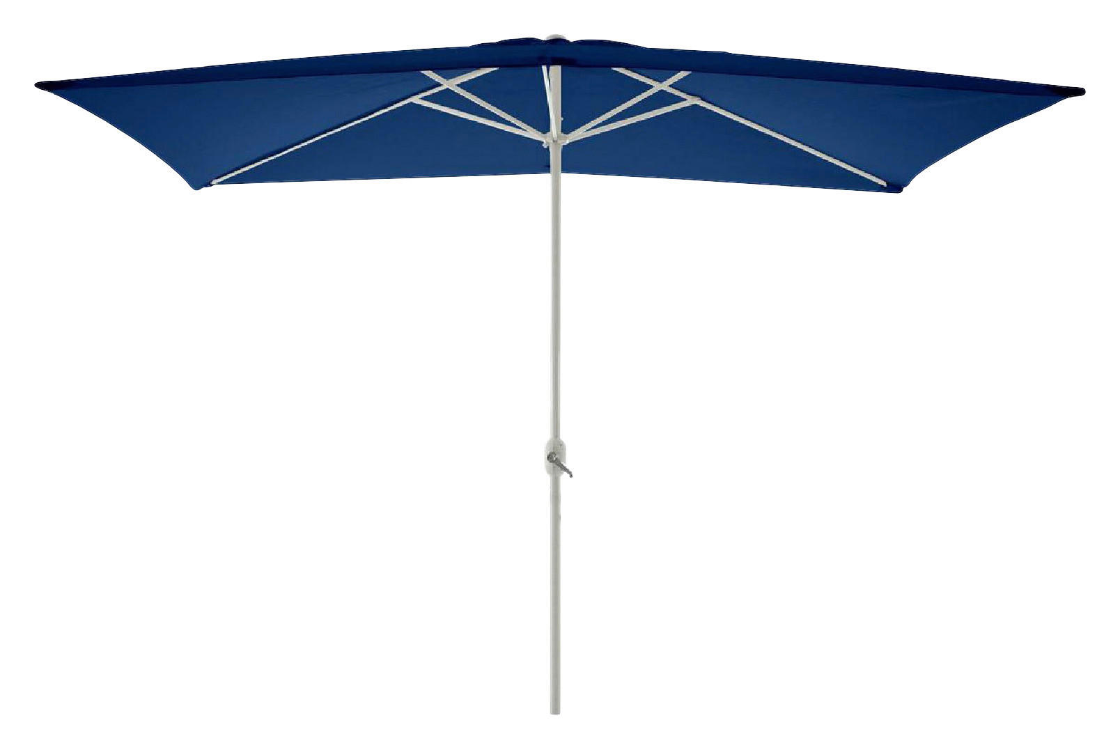 VCM Sonnenschirm blau Polyester-Mischgewebe B/H/L: ca. 200x235x300 cm Sonnenschirm - blau (300,00/200,00/235,00cm) - VCM