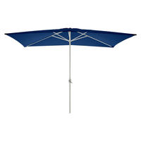 VCM Sonnenschirm blau Polyester-Mischgewebe B/H/L: ca. 200x235x300 cm Sonnenschirm - blau (300,00/200,00/235,00cm) - VCM