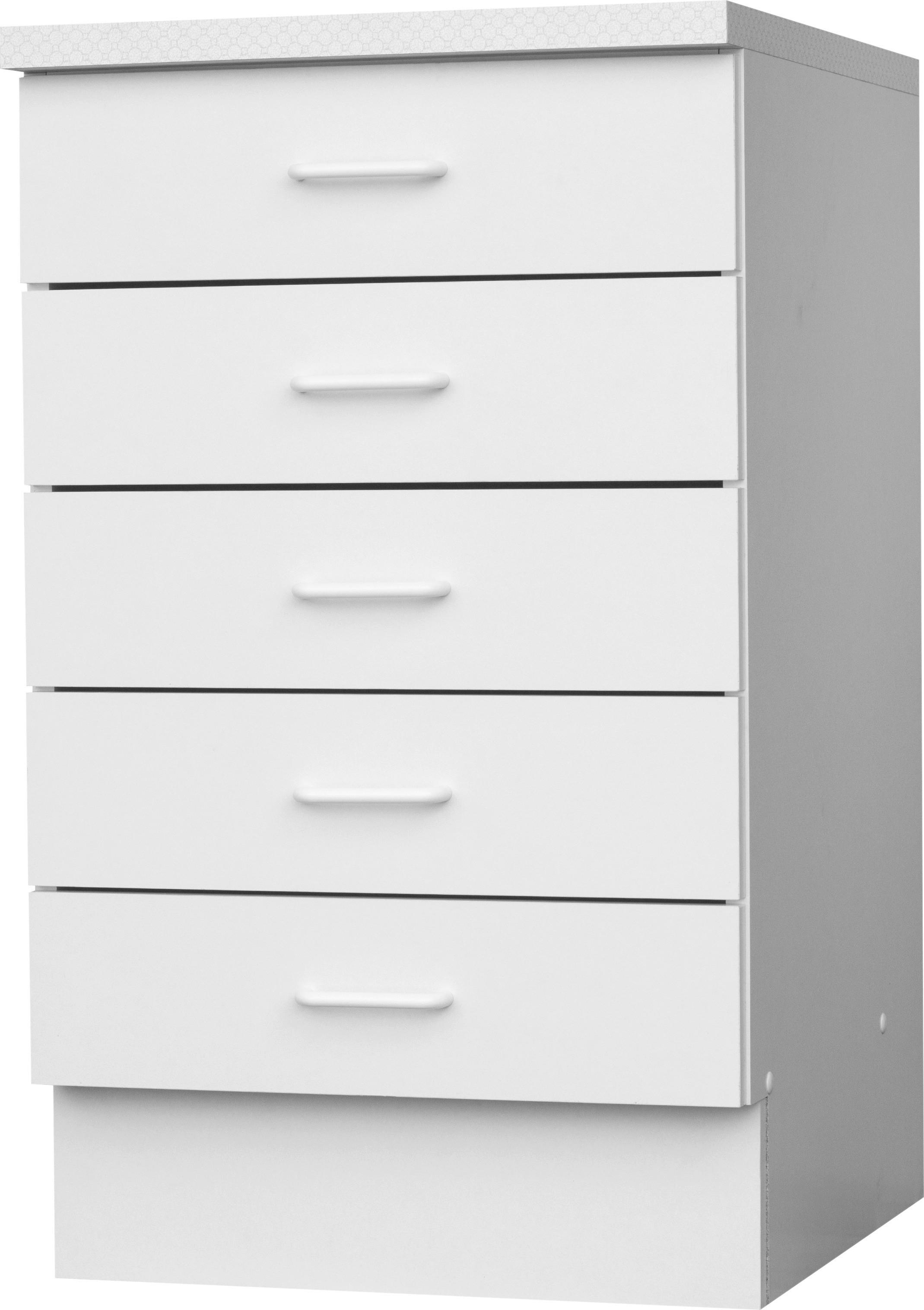 Schubkastenschrank Top weiß matt B/H/T: ca. 50x85x60 cm Top - weiß (50,00/85,00/60,00cm)