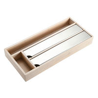 Kesper Folienspender braun Bambus B/H/L: ca. 20,5x6x47 cm Folienspender - braun (47,00/20,50/6,00cm) - Kesper