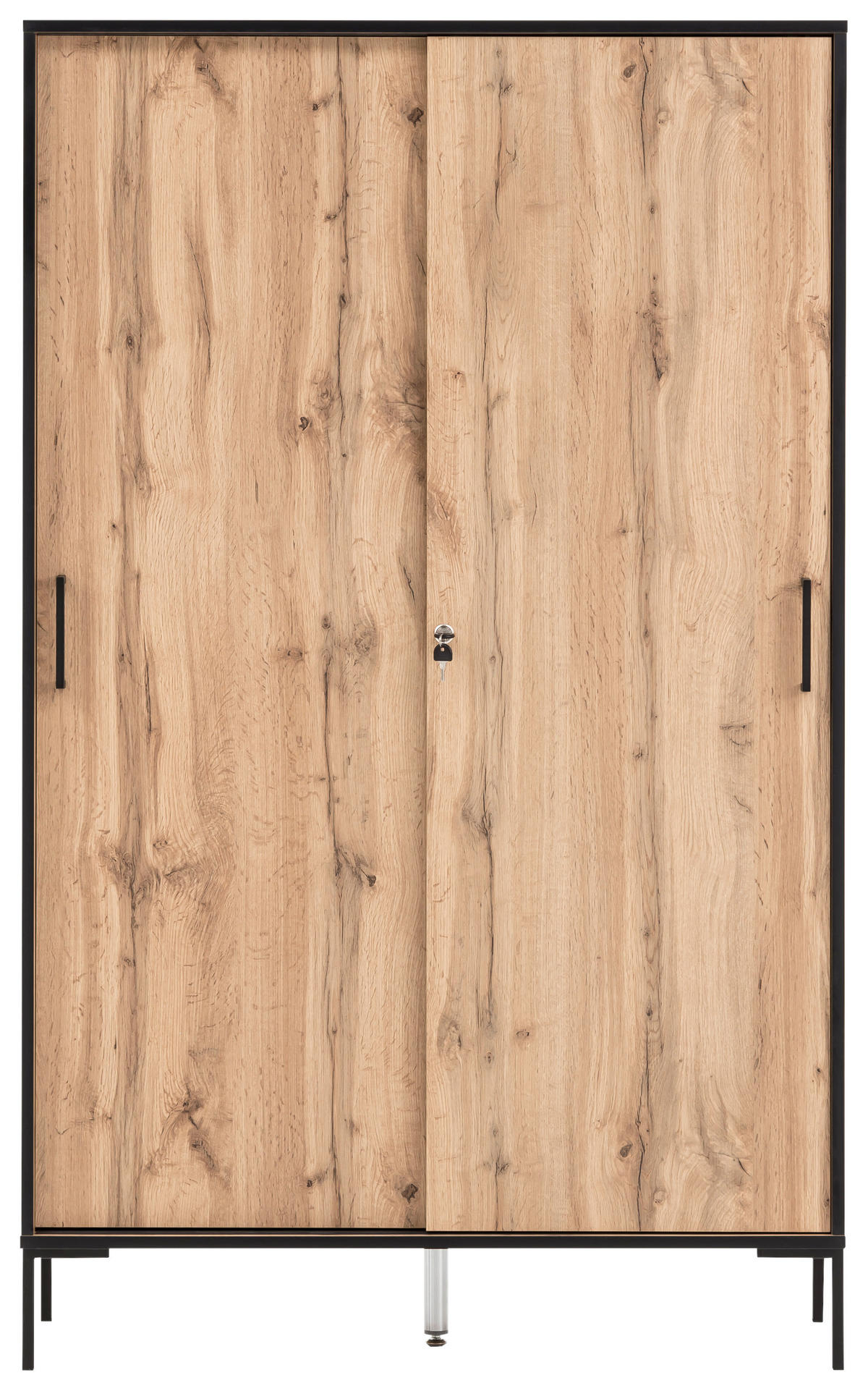 Hochschrank Serie 2000 Eiche Landhaus Nachbildung B/H/T: ca. 100,1x163,8x41 cm Serie 2000 - Eiche (100,10/163,80/41,00cm) - Möbelpartner