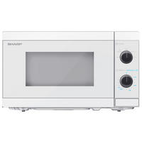 Sharp Mikrowelle weiß Stahl B/H/T: ca. 44x25,8x34,4 cm Mikrowelle YC-MS01E-C Sharp - weiß (44,00/25,80/34,40cm) - Sharp