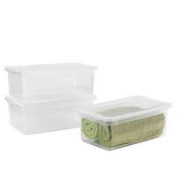 keeeper Box-Basixxset transparent B/H/L: ca. 26,5x14x39 cm Box-Basixxset_bea_3tlg. - transparent (39,00/26,50/14,00cm) - keeeper