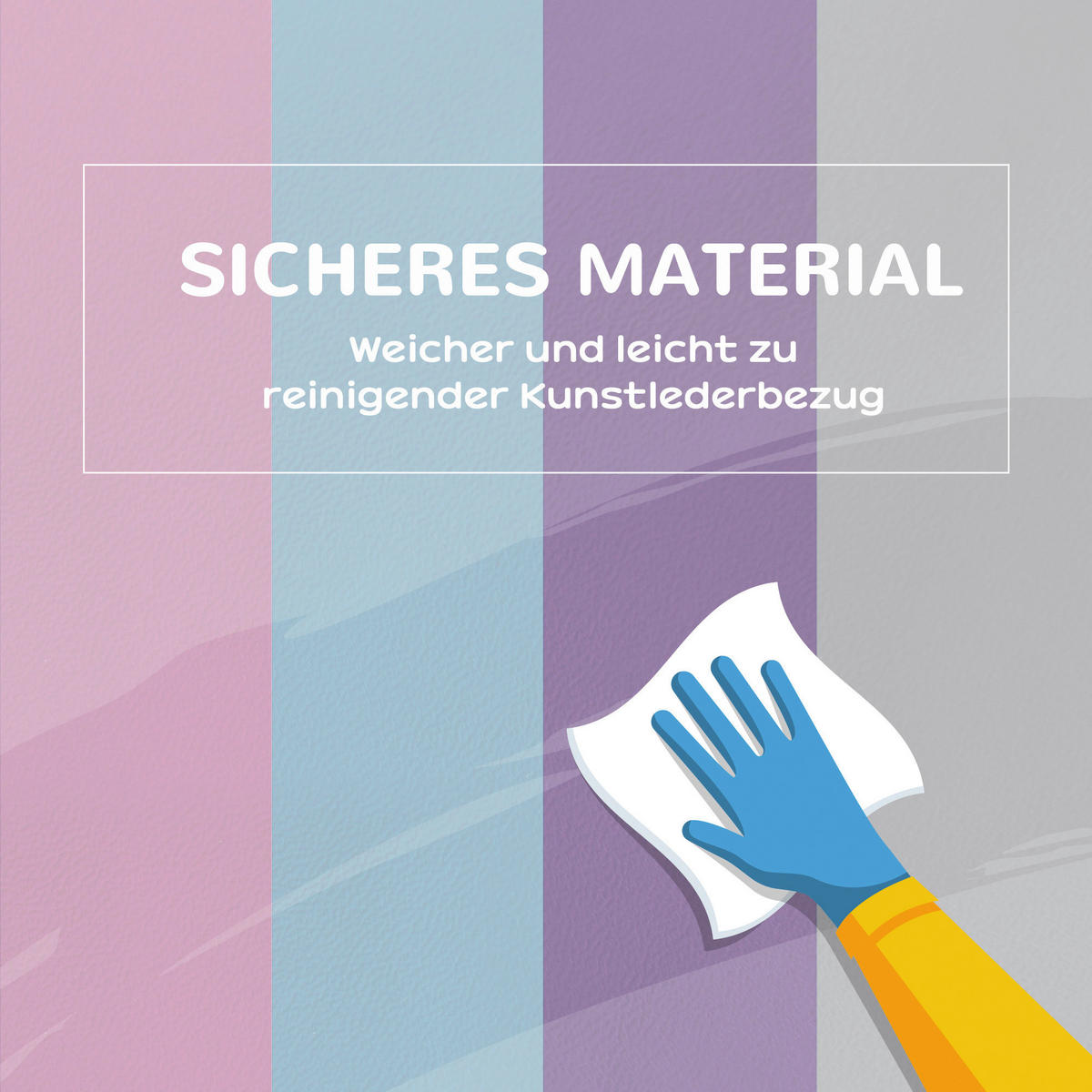 HOMCOM Softbausteine B/H/L: ca. 40x11x60 cm Softbausteine - multicolor (60,00/40,00/11,00cm) - HOMCOM