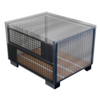 Grasekamp Abdeckung für Gitterbox transparent Kunststoff B/H/L: ca. 85x95x125 cm Abdeckung_Gitterbox - transparent (125,00/85,00/95,00cm) - Grasekamp