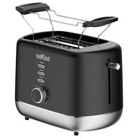 WKM Toastautomat Classic Line TO-1850.1C schwarz silber Classic Line - schwarz/silber - WKM