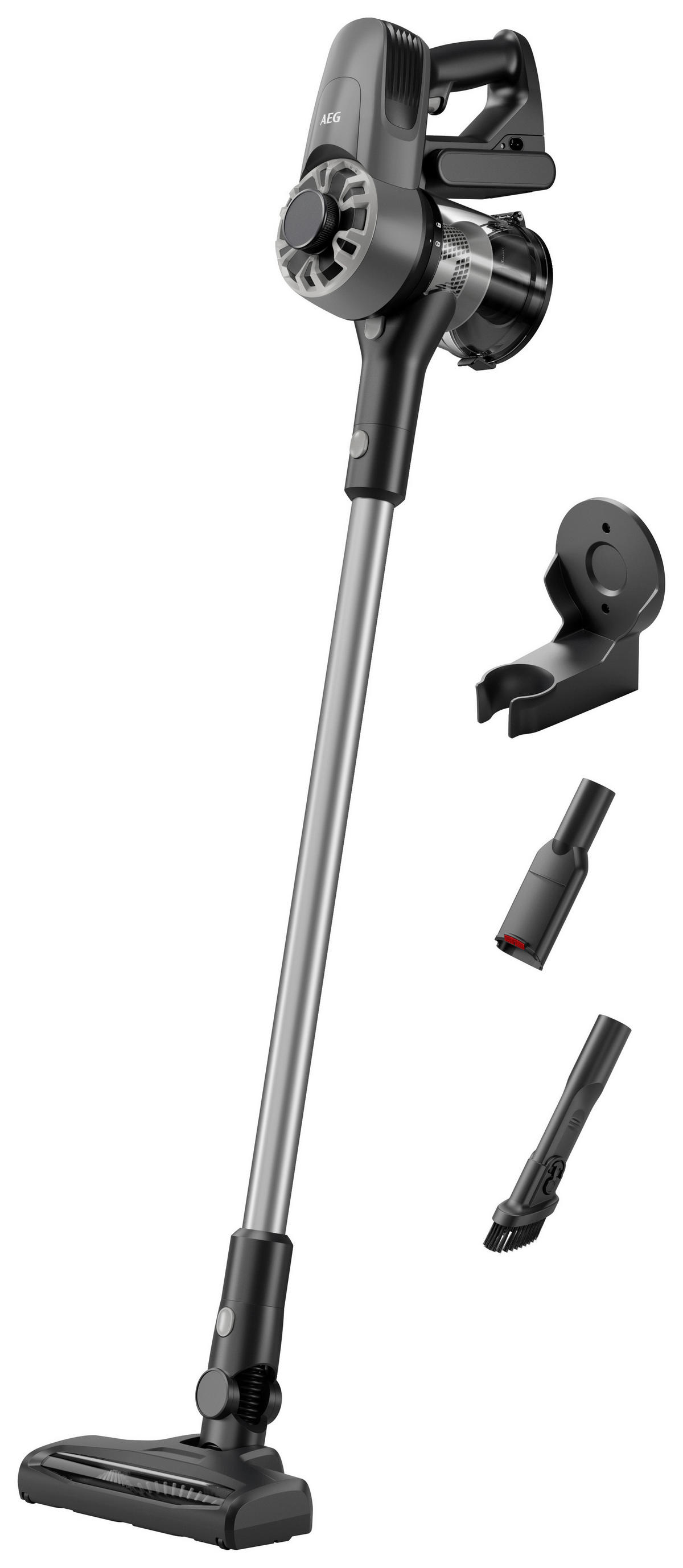 AEG Handstaubsauger grau Metall Kunststoff B/H/L: ca. 22x113x25 cm Handstaubsauger AP31CB21TG - grau (25,00/22,00/113,00cm) - AEG
