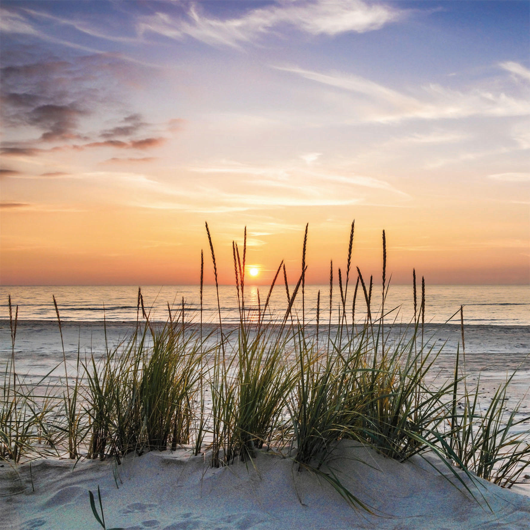 Bönninghoff Keilrahmenbild Strand B/L: ca. 35x35 cm Keilrahmenbild 35x35cm - (35,00/35,00cm) - Bönninghoff