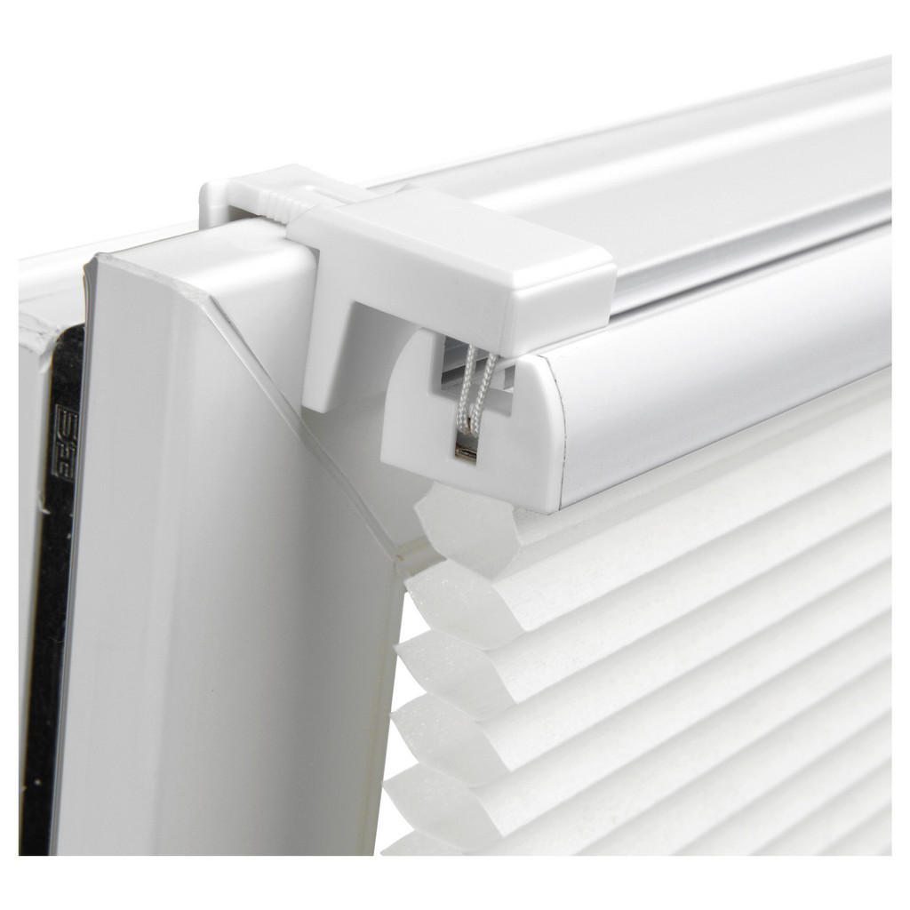 Thumbnail - Boviva Waben-Plissee Verdunklungsqualität weiß B/L: ca. 75x130 cm