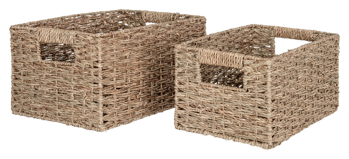 Aufbewahrungskorb 2er Set Venoso Venoso - natur