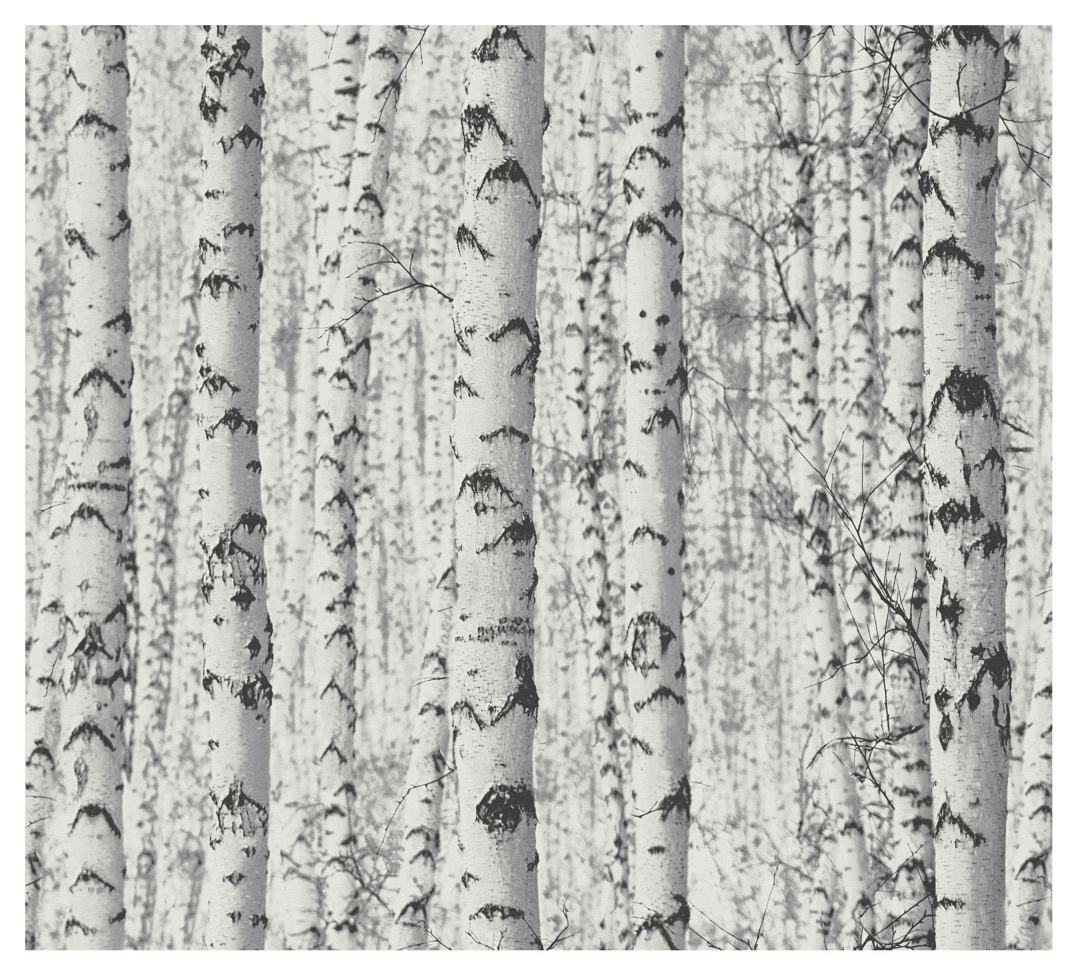 A.S.Creation Tapete grau schwarz weiß B/H/D: ca. 52x250x7,5 cm Tapete_selbstklebend - weiß/schwarz (7,50/250,00cm) - A.S.Creation