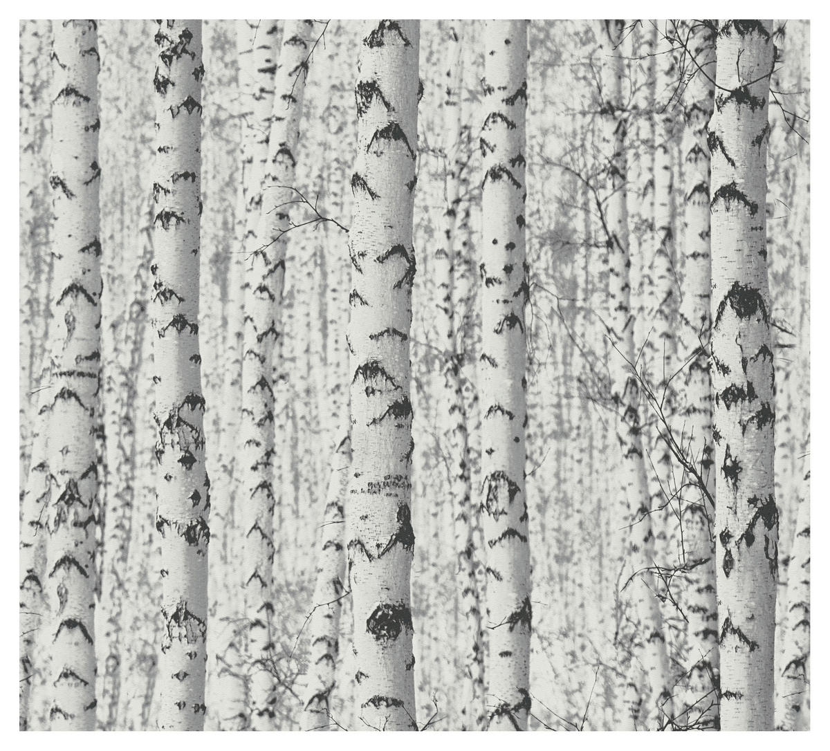 A.S.Creation Tapete grau schwarz weiß B/H/D: ca. 52x250x7,5 cm Tapete_selbstklebend - weiß/schwarz (7,50/250,00cm) - A.S.Creation