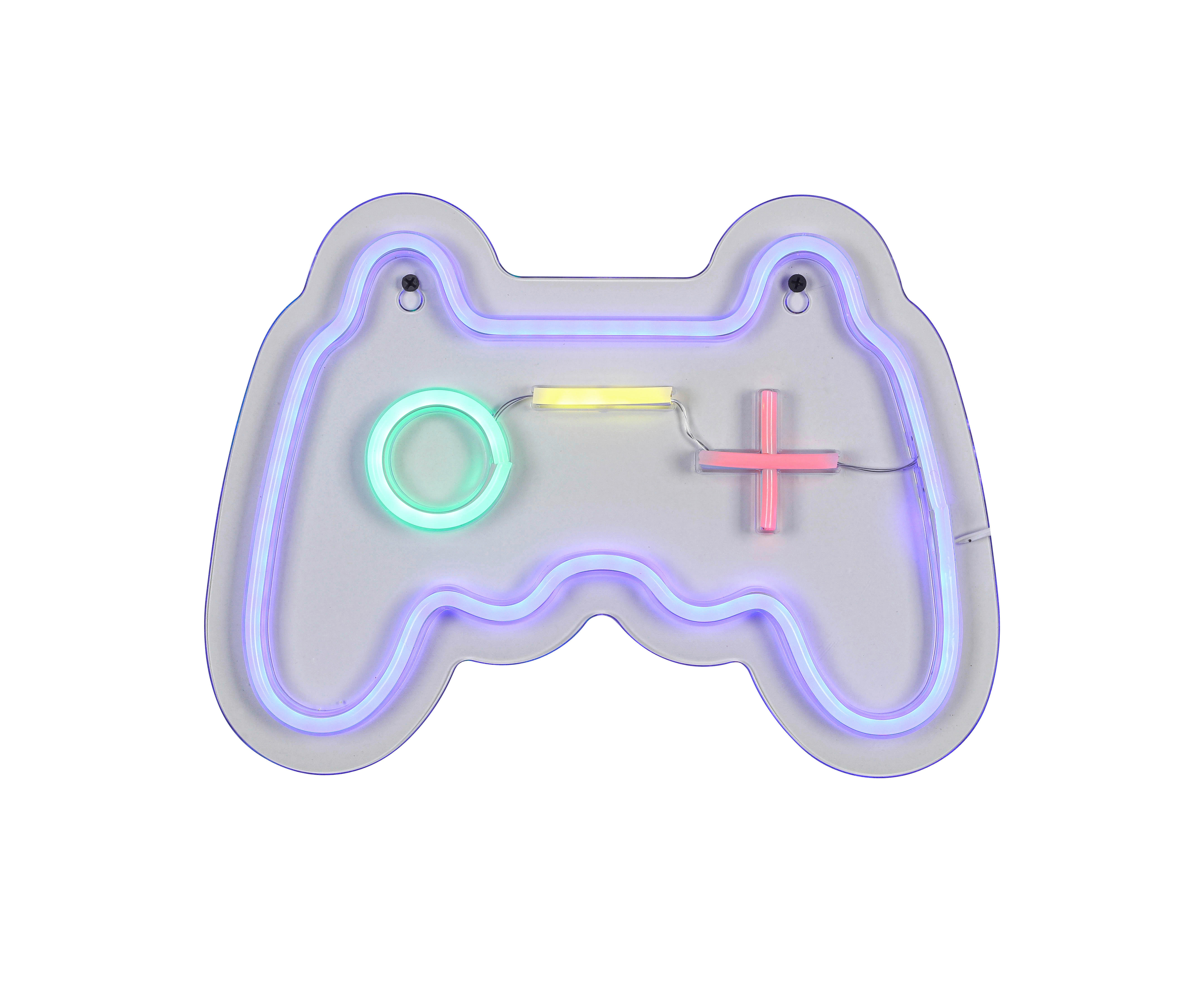 Nolo LED-Neon_Wandleuchte Acryl B/H/L: ca. 22x1,6x30 cm LED-Neon-Wandleuchte_Play - (30,00/22,00/1,60cm) - Nolo