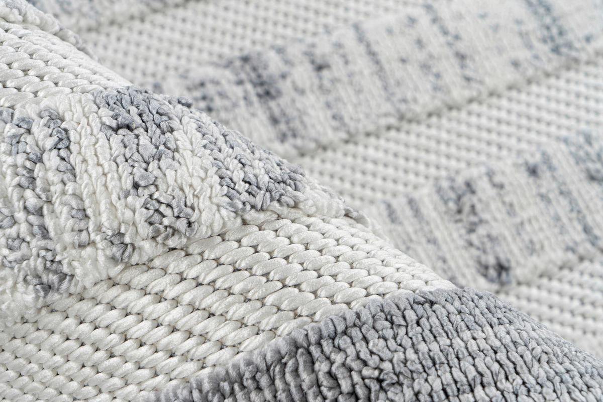 360Living Teppich Sarai grau B/L: ca. 120x170 cm Sarai - grau (120,00/170,00cm) - 360Living