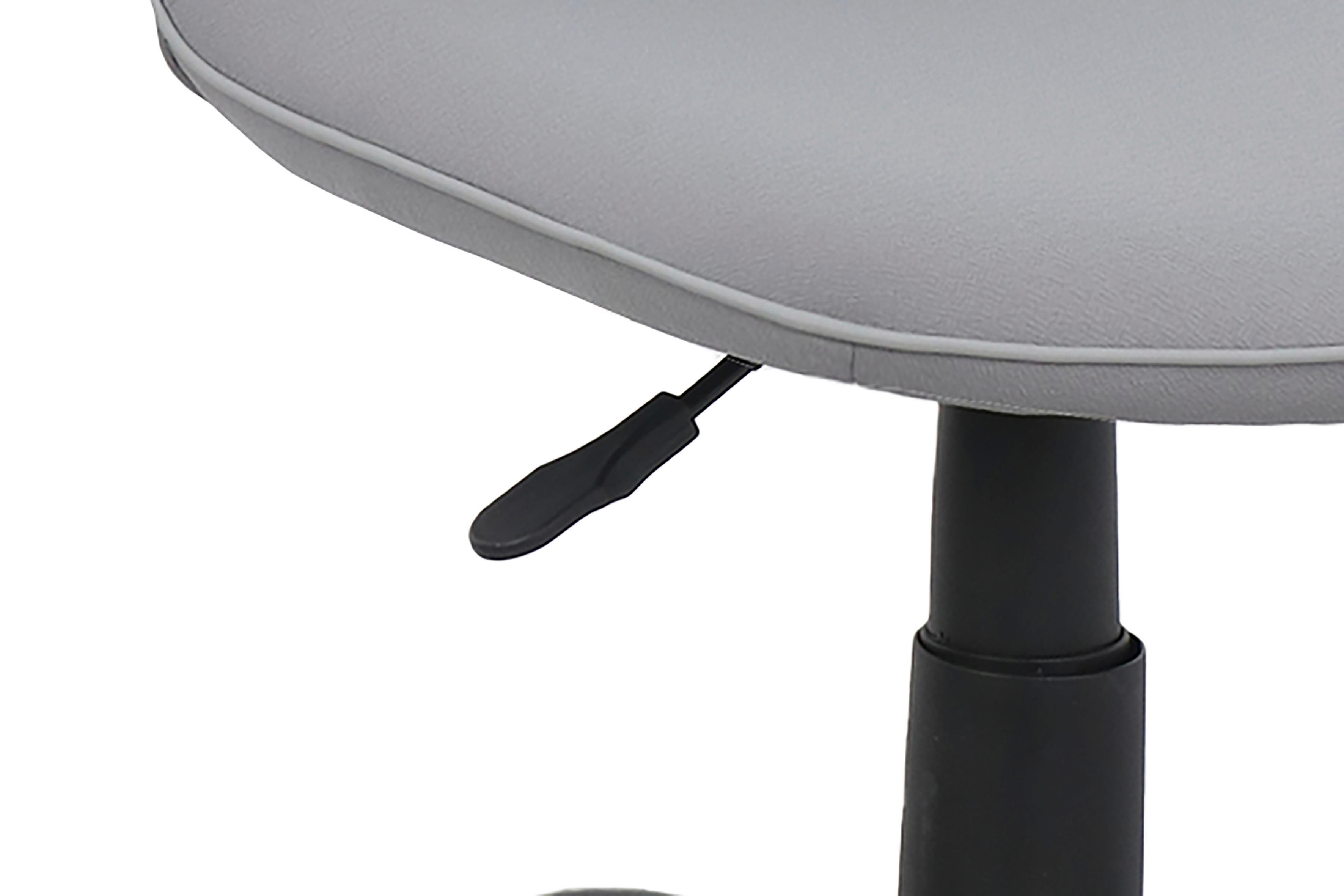 Drehstuhl TROLLY schwarz grau Metall Stoff TROLLY - schwarz/grau (42,00/95,00/54,00cm) - byLIVING