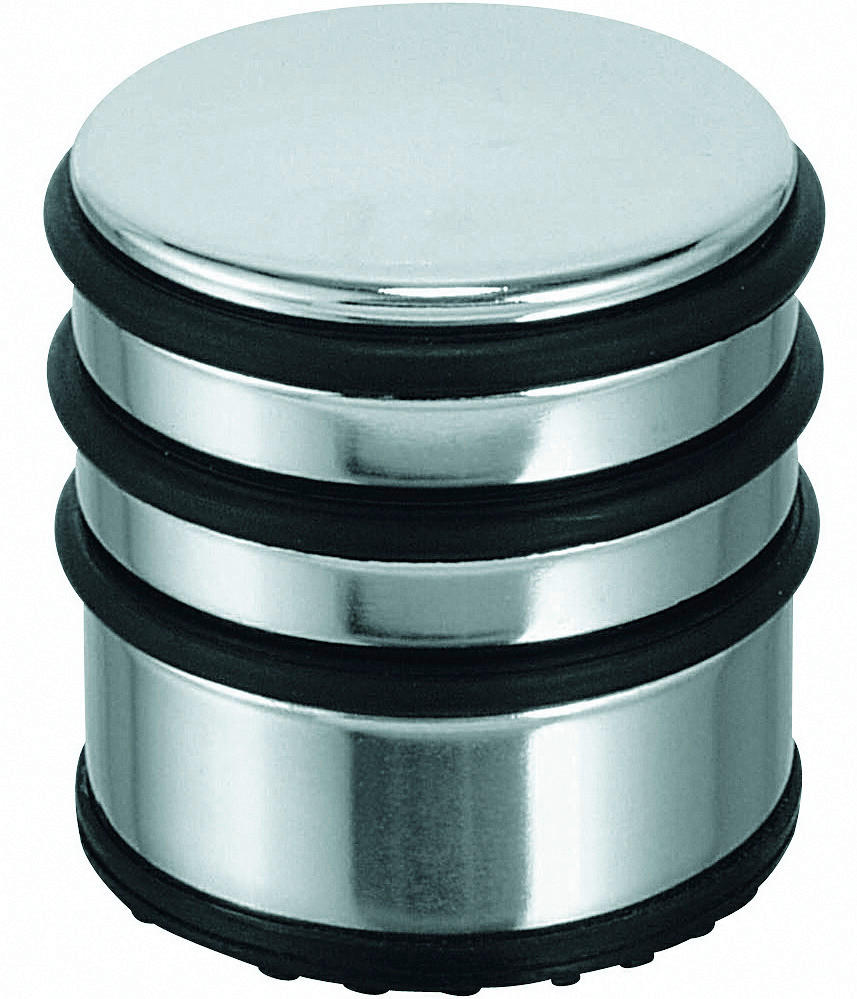 Axentia Türstopper silber Edelstahl B/H/L: ca. 7x7x7 cm Türstopper hoch - silber (7,00/7,00/7,00cm) - Axentia