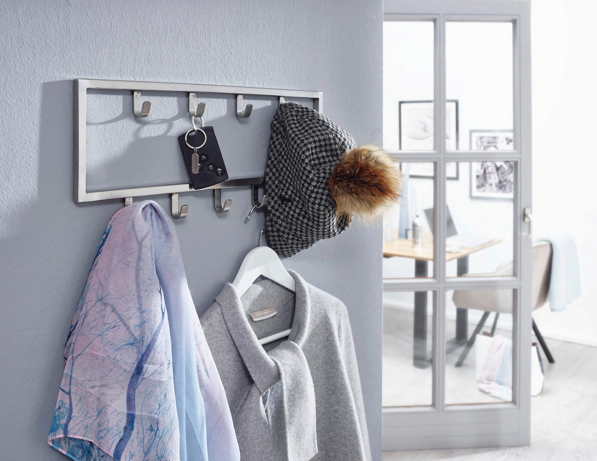 Garderobe B/H/T: ca. 50x20x4 cm Garderobe - (50,00/20,00/4,00cm) - Wohnling