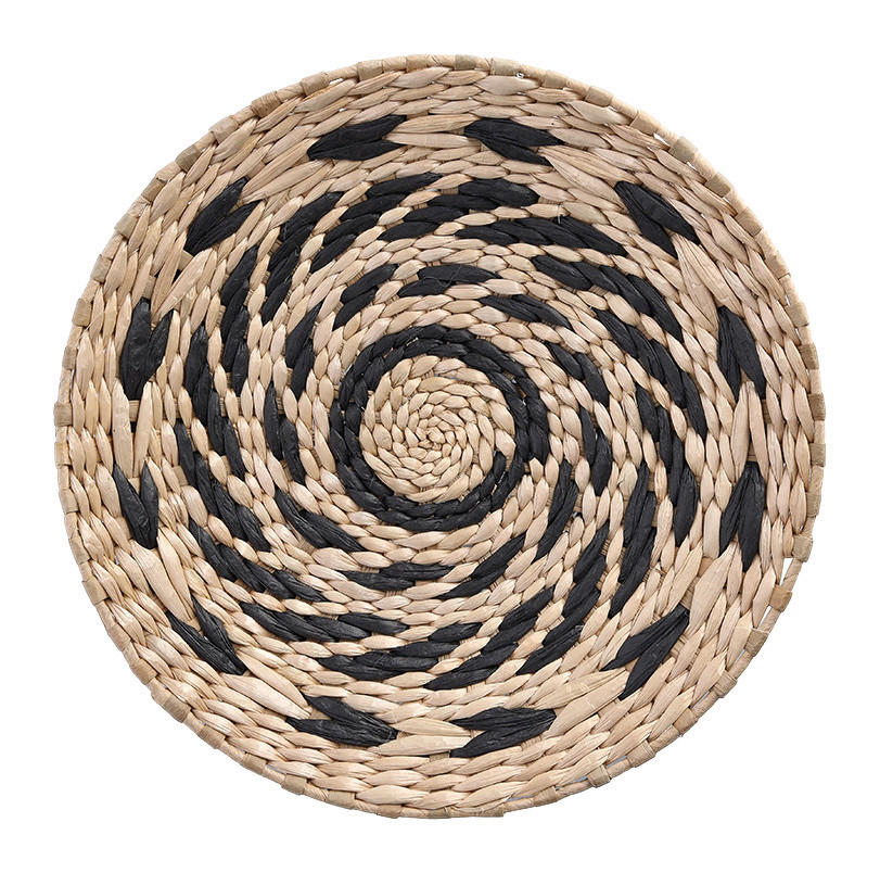 Zeller Deko-Teller natur Papier D: ca. 30 cm Dekoteller - natur/schwarz (30,00cm) - Zeller