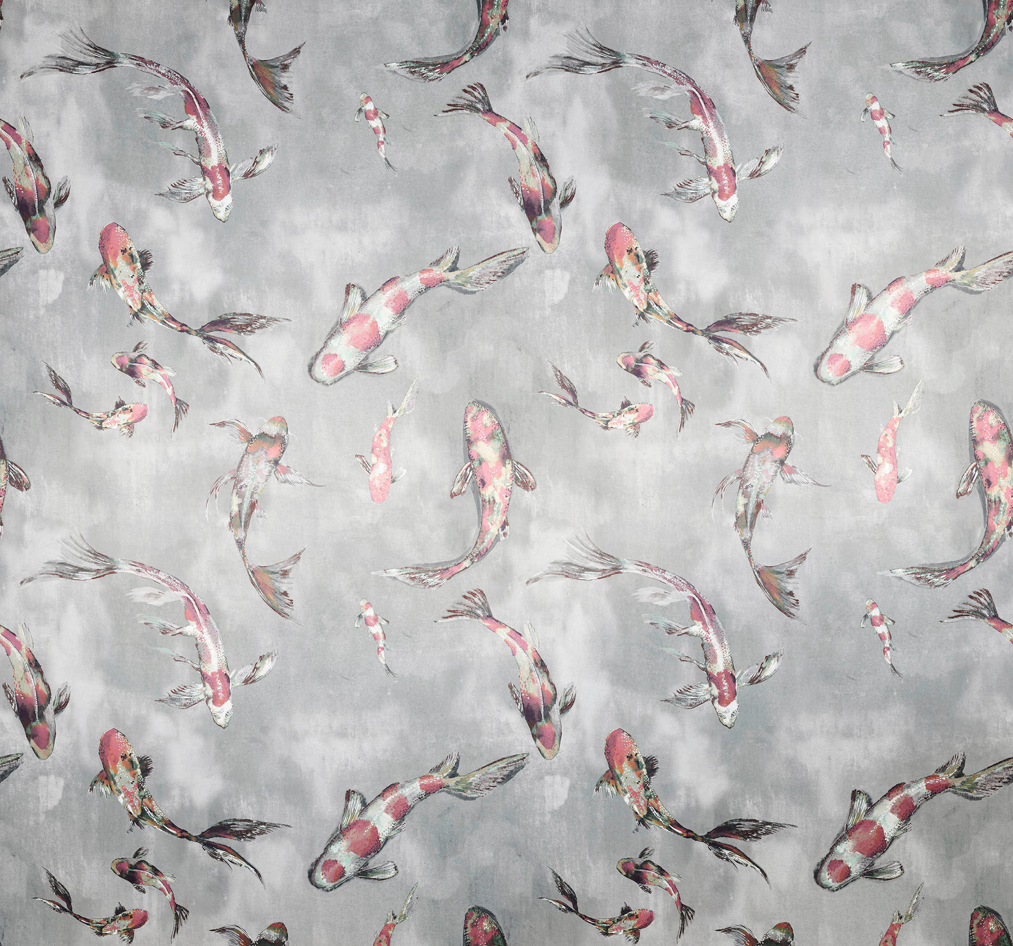 Komar Fototapete Koi B/L: ca. 300x280 cm Koi - (300,00/280,00cm) - Komar