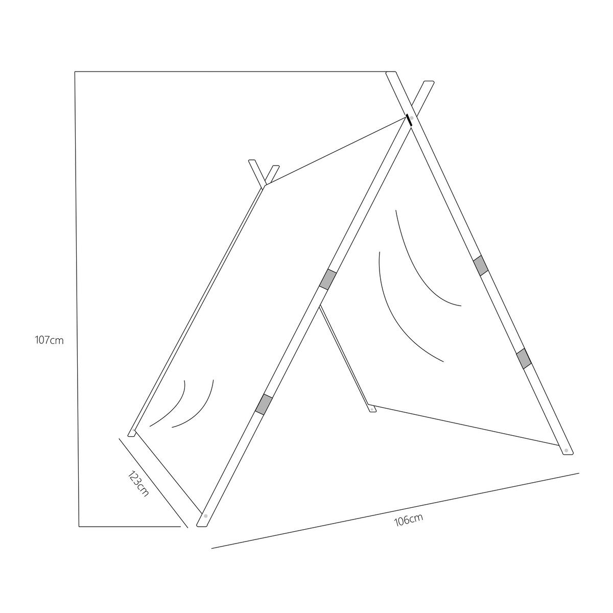 Sunny Spielzelt Como B/H/L: ca. 123x107x106 cm Como - creme (106,00/123,00/107,00cm) - Sunny