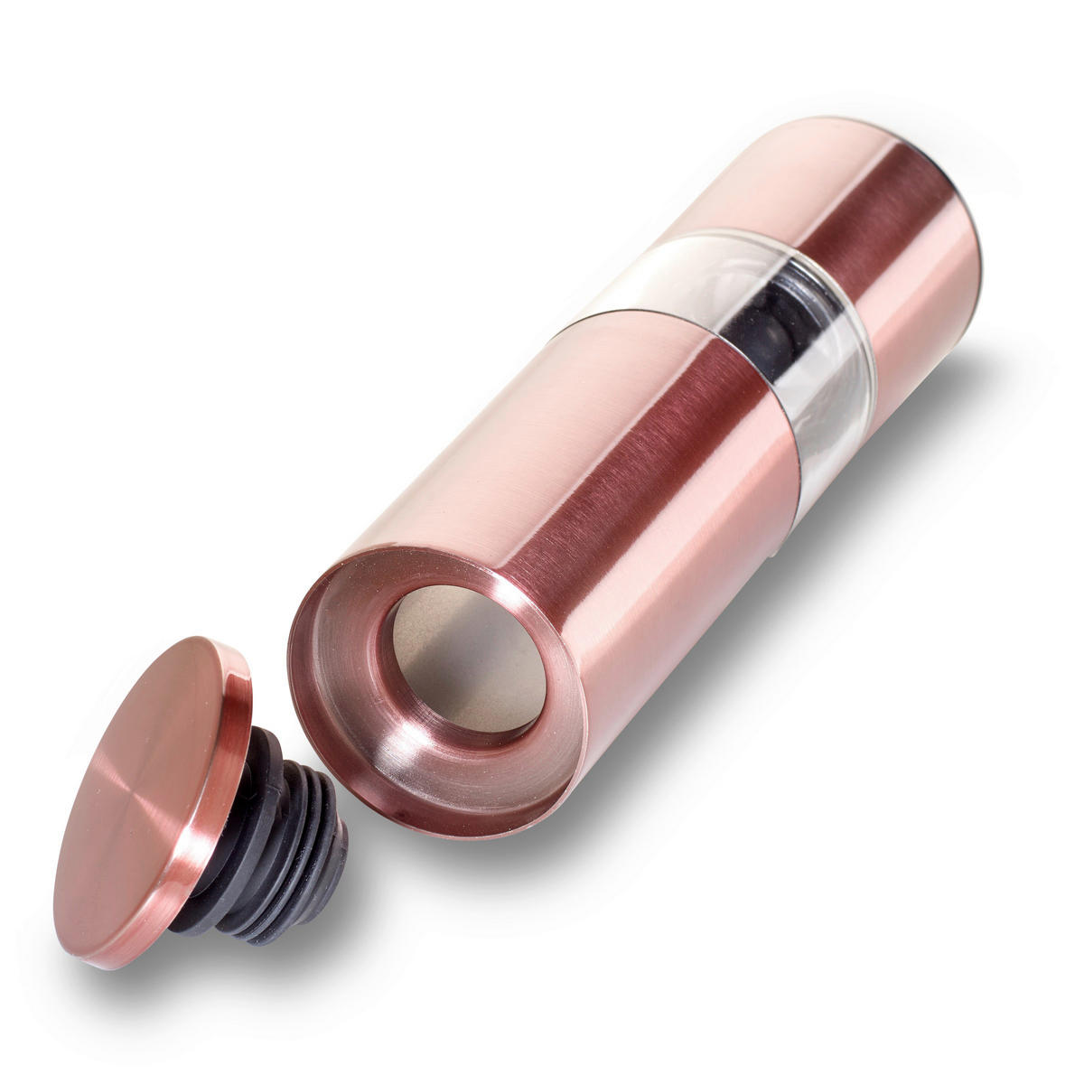 ECHTWERK Salz-/Pfefferstreuer Kupfer Edelstahl B/H/L: ca. 5,5x19,5x11 cm Salz-/Pfeffermühlenset_2tlg. - Kupfer (11,00/5,50/19,50cm) - ECHTWERK