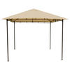 Grasekamp Pavillon Rimini Flex beige Stahl B/H/L: ca. 300x263x300 cm Rimini Flex - beige (300,00/300,00/263,00cm) - Grasekamp