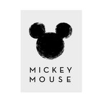 Komar Poster Mickey Mouse Silhouette Disney B/L: ca. 40x50 cm Mickey Mouse Silhouette - (40,00/50,00cm) - Komar