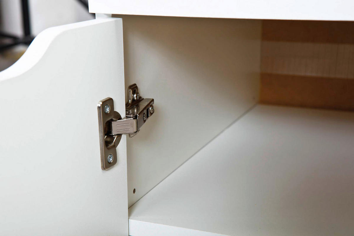 Schreibtisch WESTPHALEN weiß B/H/T: ca. 115x76x55 cm WESTPHALEN - weiß (115,00/76,00/55,00cm) - Inter Link
