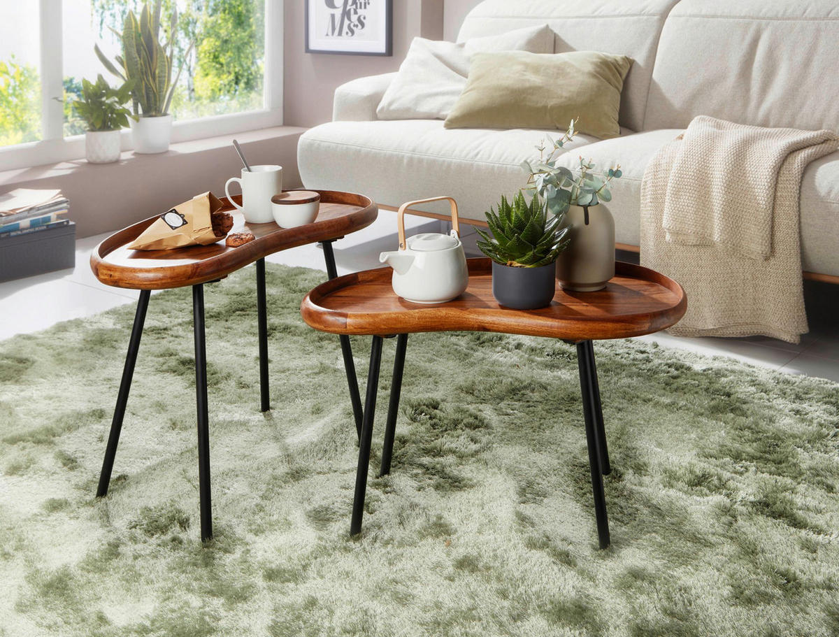 Couchtisch braun B/H/T: ca. 71x42x40 cm Couchtisch - braun (71,00/42,00/40,00cm) - Wohnling