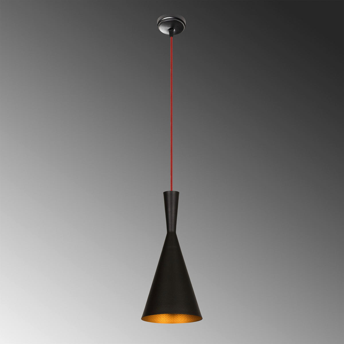 Opviq Pendelleuchte Elmas schwarz rot Eisen B/H/T/L/D: ca. 19x140x19x19x19 cm E27 1 Brennstellen Elmas - rot/schwarz (19,00/19,00/140,00cm) - Opviq