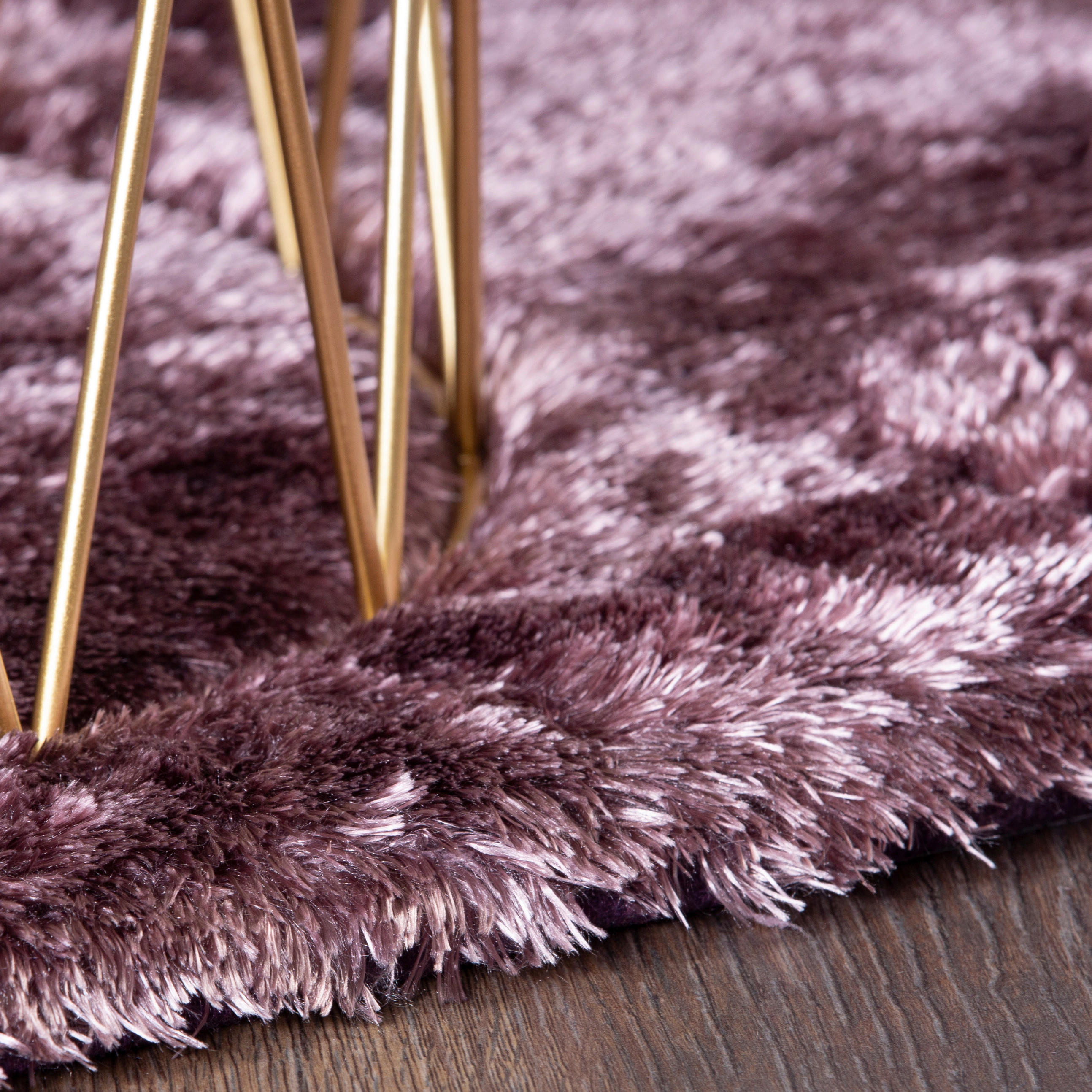 Obsession Teppich My Glitter mauve B/L: ca. 160x230 cm My Glitter - mauve (160,00/230,00cm) - Obsession