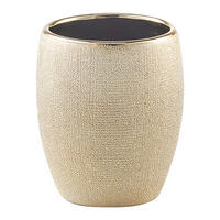 Zahnputzbecher Glitter gold Steinzeug B/H/L: ca. 8x10x8 cm Glitter - gold (8,00/8,00/10,00cm) - Zeller