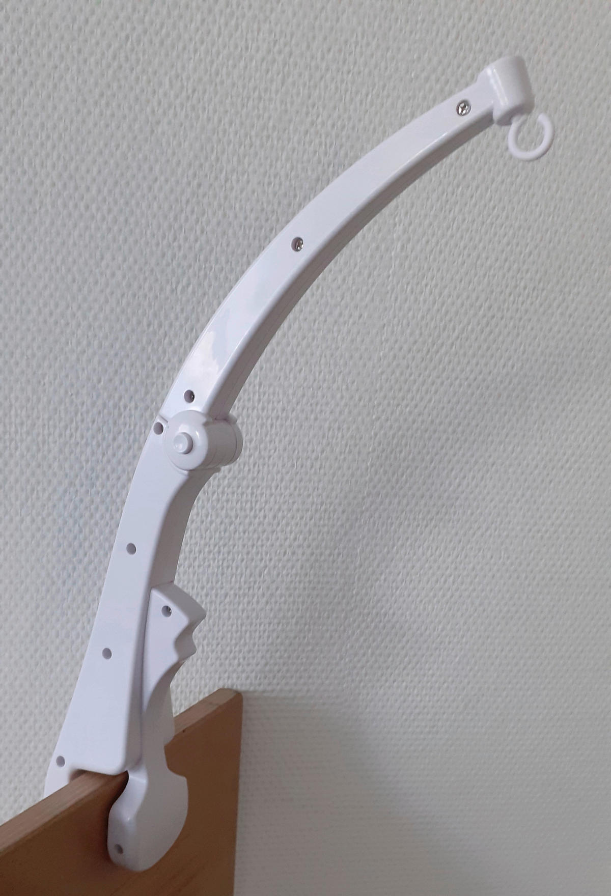 Niermann Mobilehalter zum Klemmen B/H/L: ca. 11x6x35 cm zum Klemmen - weiß (35,00/11,00/6,00cm) - Niermann