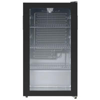 POCOline Glastürkühlschrank GTK85-93ES schwarz B/H/T: ca. 47x84x44 cm Glastürkühlschrank GTK85-93ES - schwarz (47,00/84,00/44,00cm) - POCOline