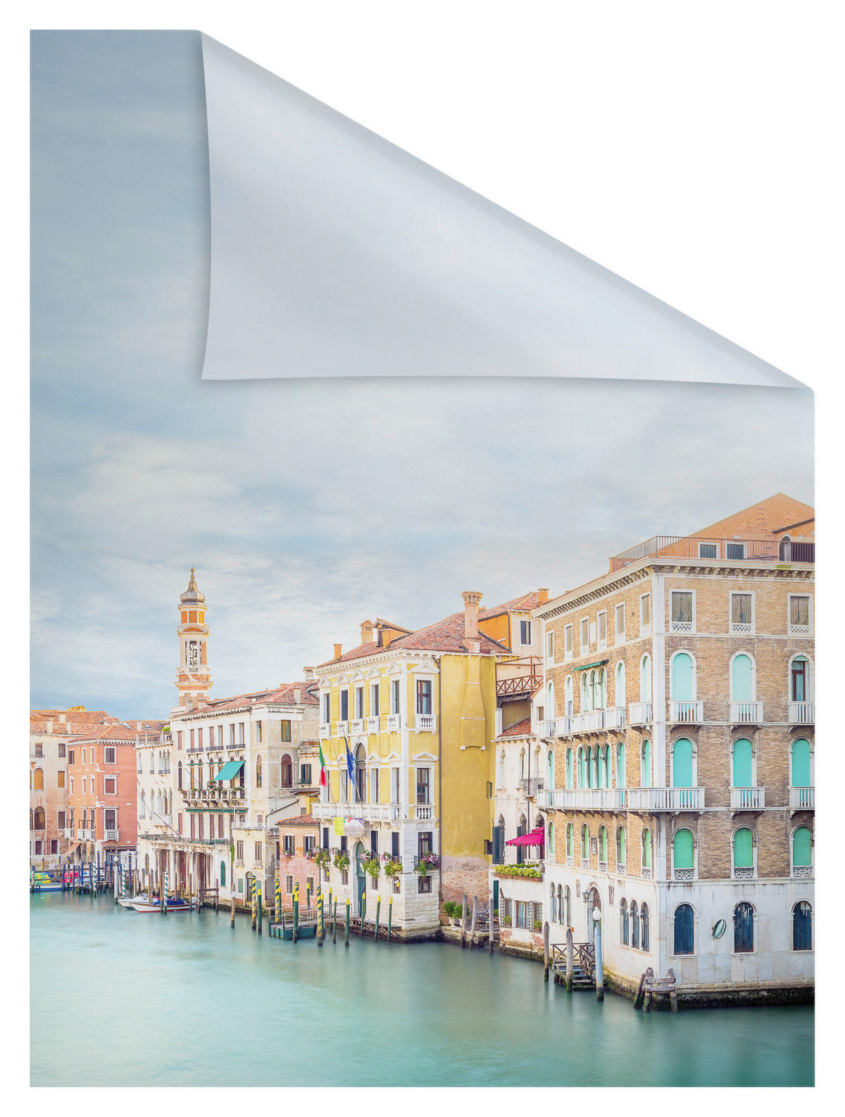 LICHTBLICK Fensterfolie Venedig Städte Venedig bunt B/L: ca. 100x180 cm Venedig - bunt (100,00/180,00cm) - LICHTBLICK