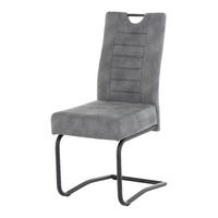 Schwingstuhl  grau Vintage B/H/T: ca. 44x99x56 cm Jan_Schwingstuhl - schwarz/grau (44,00/99,00/56,00cm)