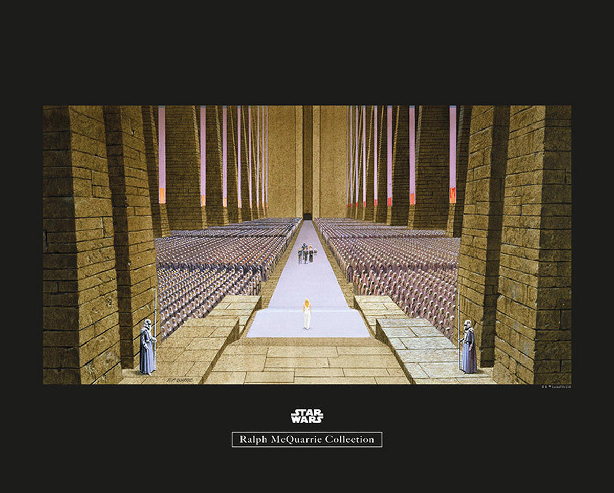 Komar Poster Star Wars Classic RMQ Ceremony Star Wars - Classic B/L: ca. 50x40 cm Star Wars Classic RMQ Ceremony - (50,00/40,00cm) - Komar