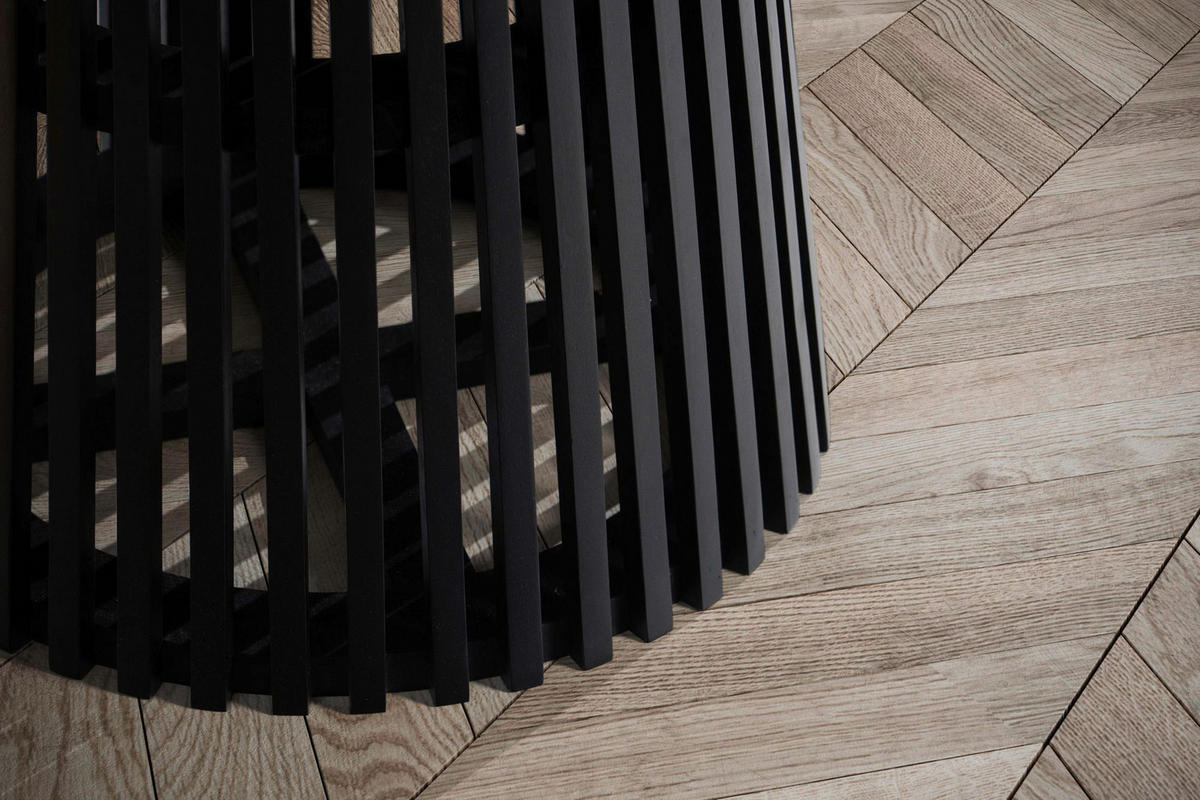 Esstisch schwarz H/D: ca. 77x120 cm Esstisch - schwarz (120,00/77,00cm) - Wohnling