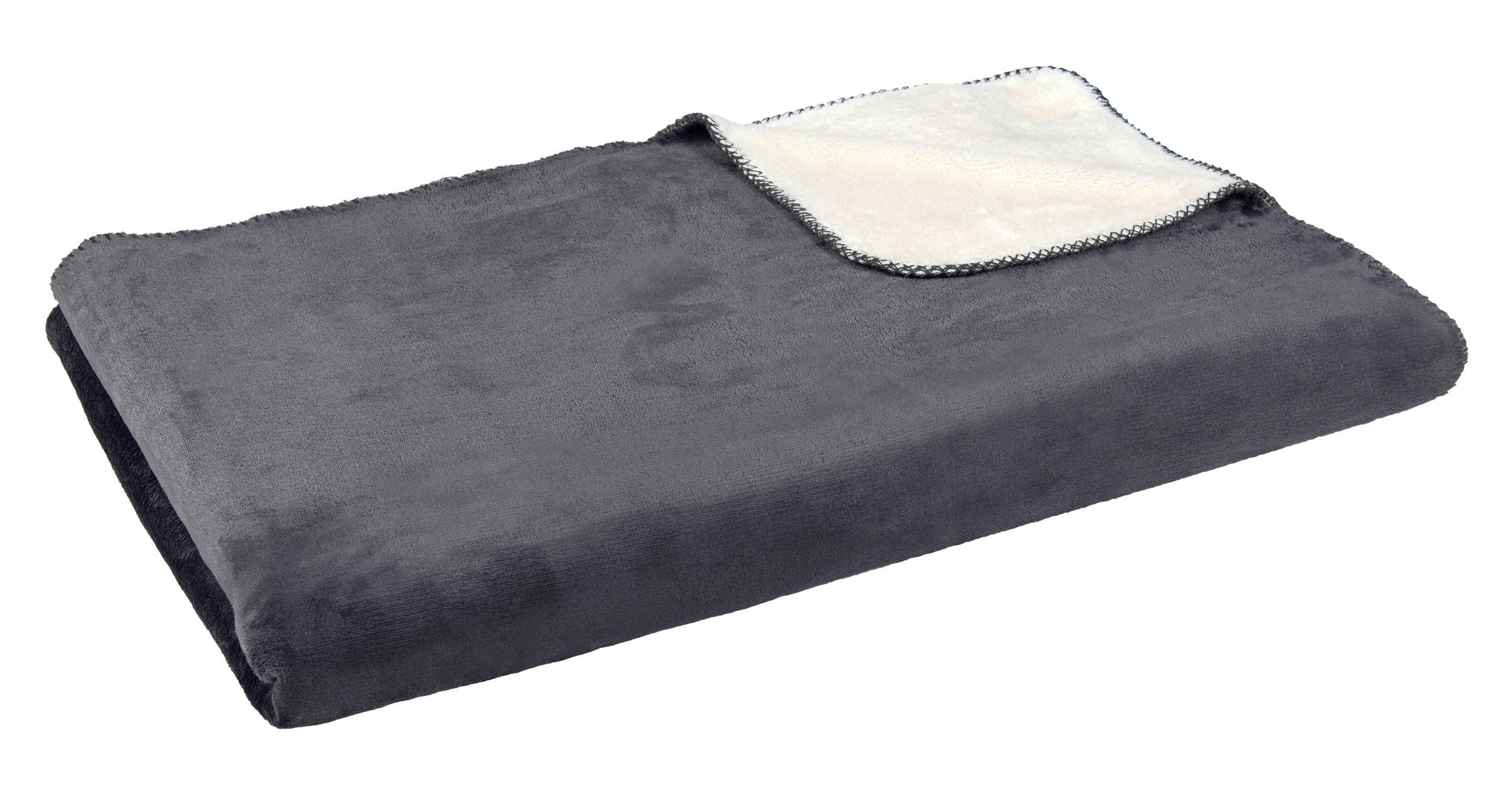 Wohndecke Wohndecke_Sherpa 150x200cm anthr. - anthrazit (150,00/200,00cm)