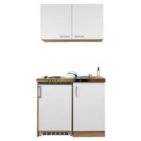 Respekta Miniküche 100 weiß matt B/H/T: ca. 100x200x60 cm 100 - Eiche/weiß (100,00/200,00/60,00cm) - Respekta