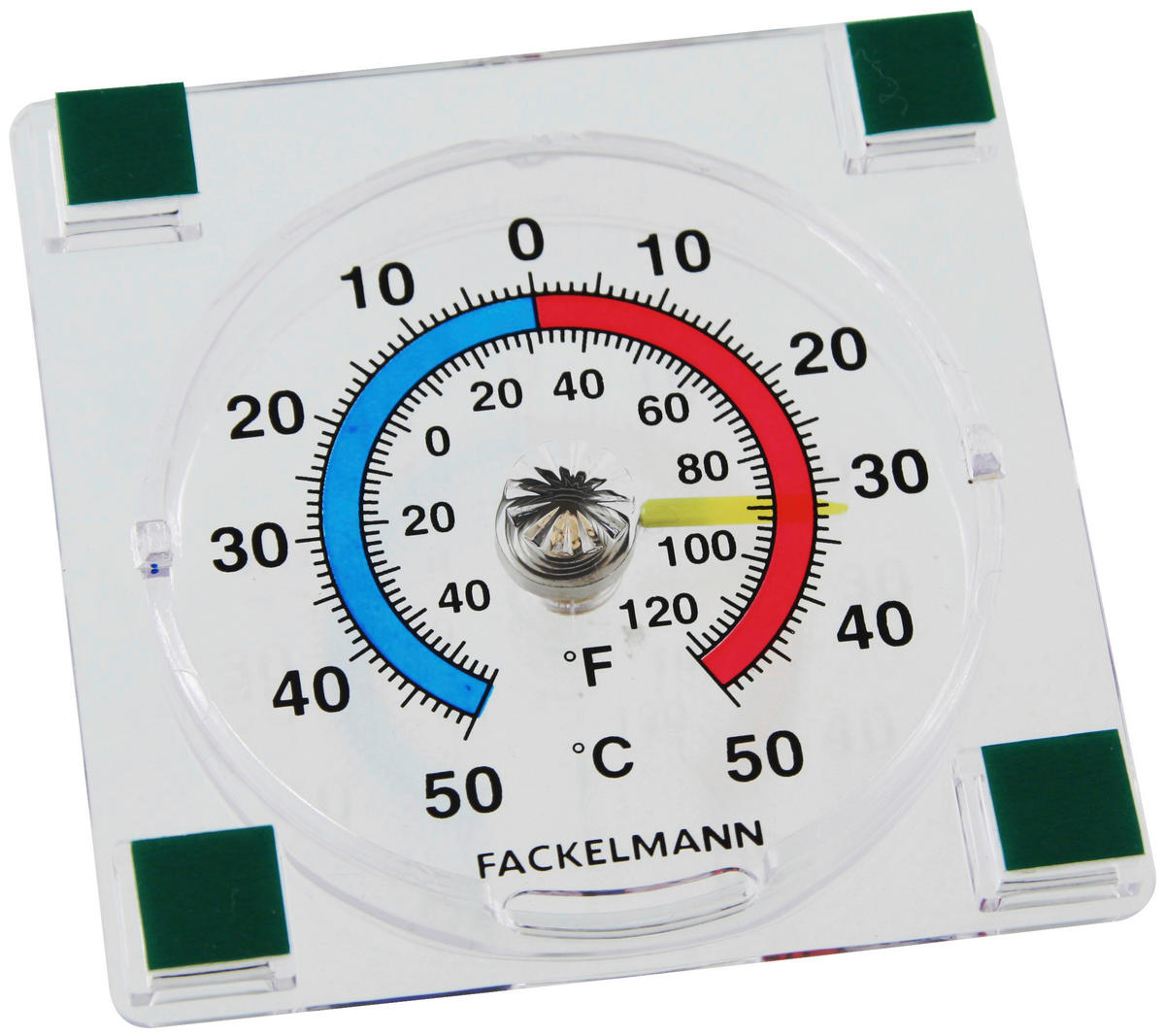 Fackelmann Fensterthermometer Fensterthermometer - weiß (7,50/7,50cm) - Fackelmann