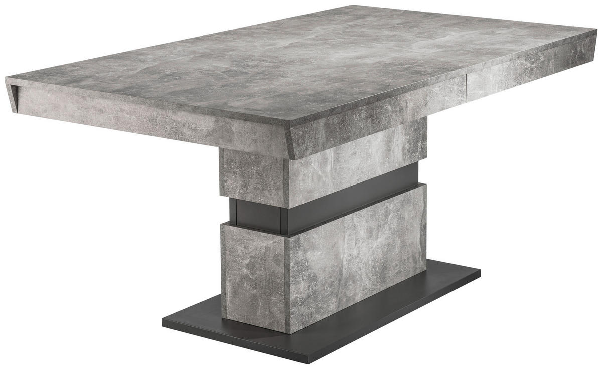 Tisch MATTHEW Beton Optik anthrazit B/H/T: ca. 160x75x90 cm MATTHEW - Beton/anthrazit (160,00/75,00/90,00cm) - byLIVING
