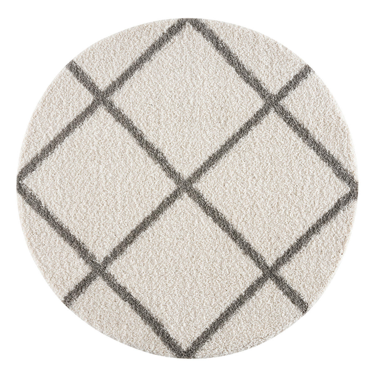 Sanat Hochflorteppich MADRID creme D: ca. 200 cm MADRID - creme (200,00cm) - Sanat
