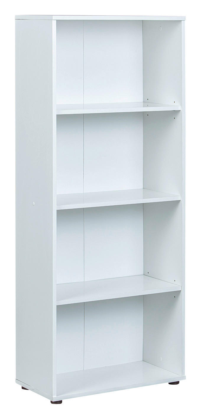 Regal Arco 3 weiß B/H/T: ca. 60x145x30 cm Arco 3 - weiß (60,00/145,00/30,00cm) - Inter Link