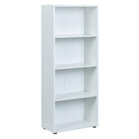 Regal Arco 3 weiß B/H/T: ca. 60x145x30 cm Arco 3 - weiß (60,00/145,00/30,00cm) - Inter Link