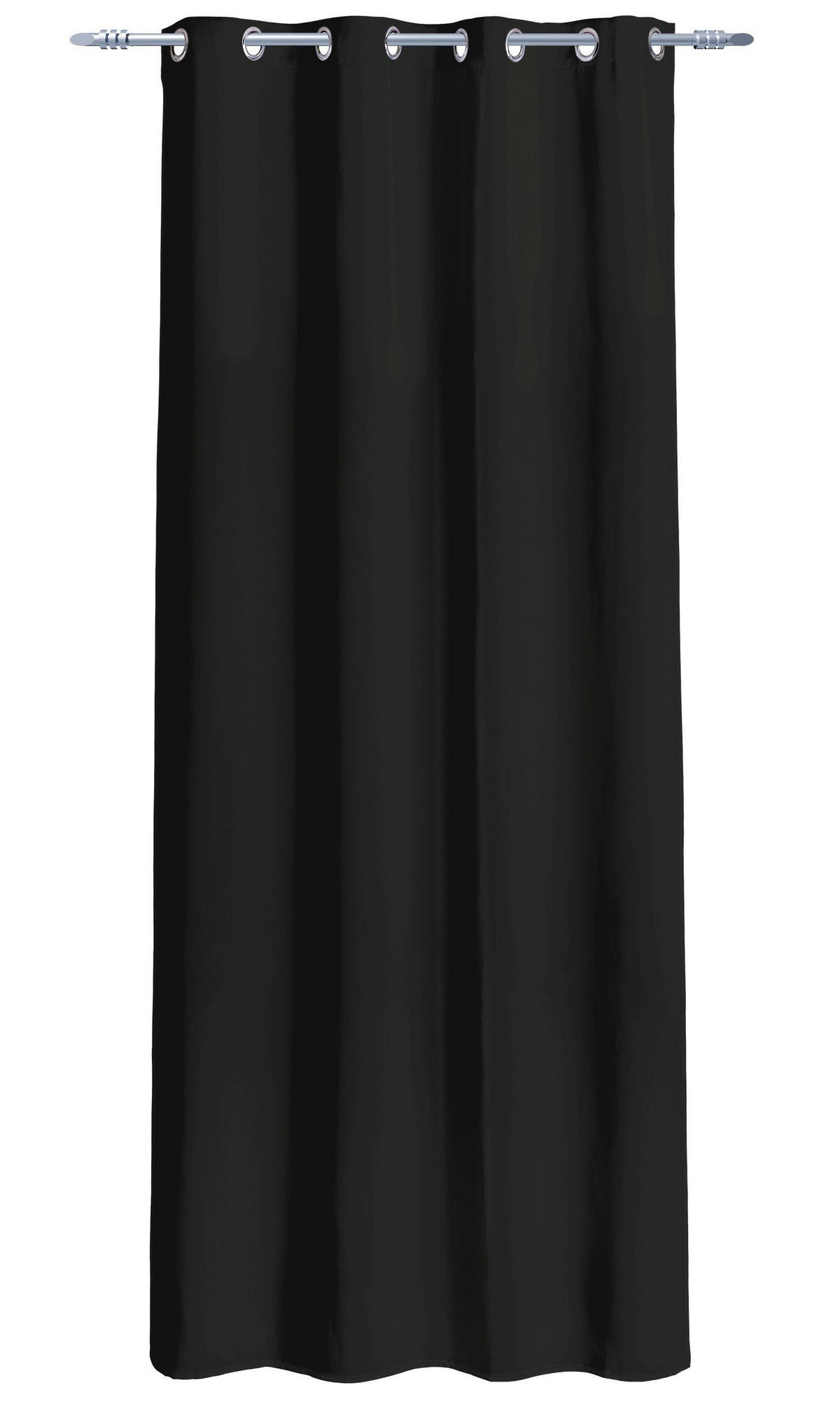 Verdunklungsvorhang Darkness schwarz B/L: ca. 135x245 cm Darkness - schwarz (135,00/245,00cm)
